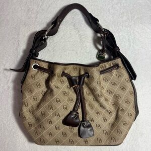 Dooney & Bourke Y2K Monogram Bucket Bag